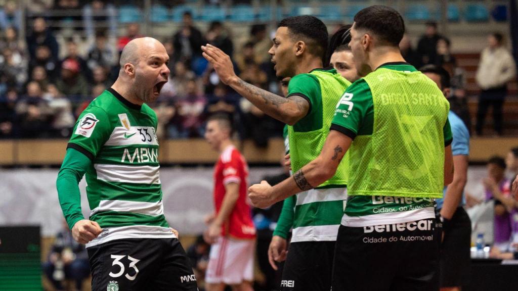 Benfica-Sporting, final da Taça da Liga de futsal (LUSA)