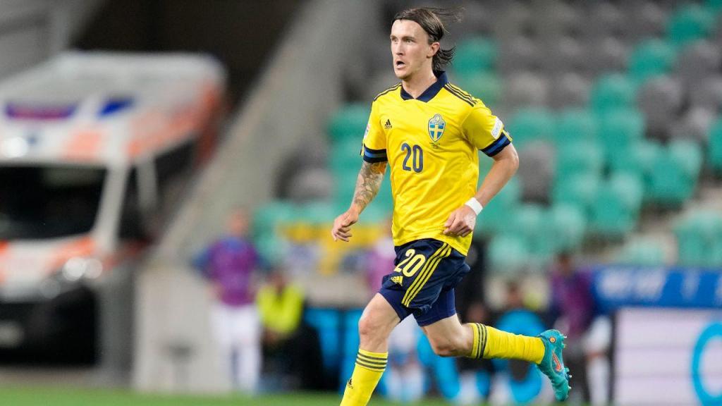 Kristoffer Olsson, jogador do Midtjylland (AP)