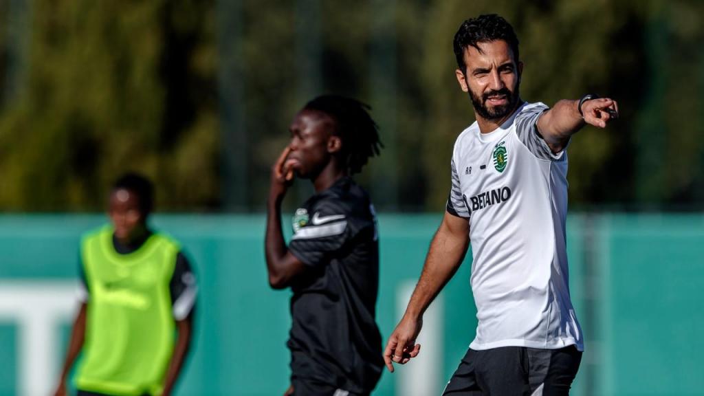 Ruben Amorim no primeiro treino da época do Sporting (Sporting CP)