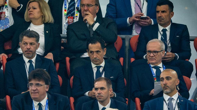 Pedro Proença marcou presença no jogo de abertura do Euro 2024