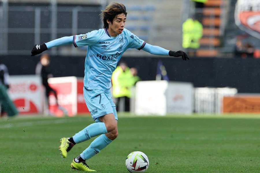 Ito durante o jogo contra o Lorient