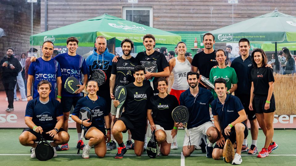 A Bola Padel Corporate League arrancou com o sucesso do formato Pro-AM