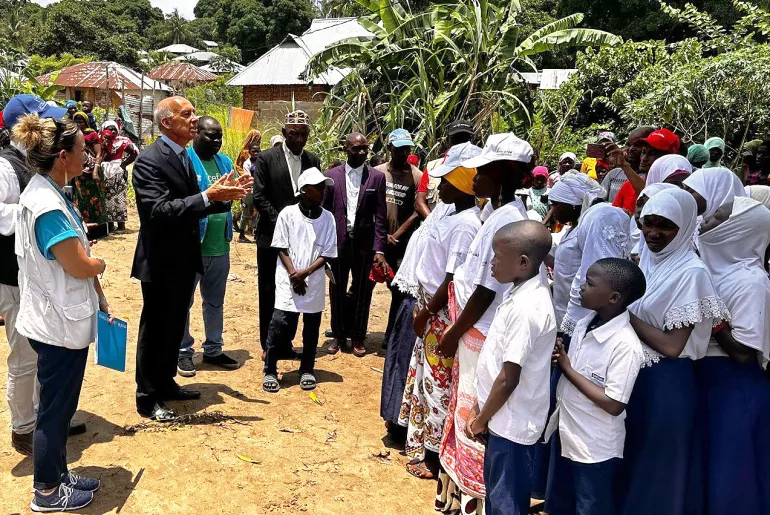 Trabalhando com o UNICEF e o PMA, a Itália promove o acesso sustentável a serviços essenciais na província de Cabo Delgado