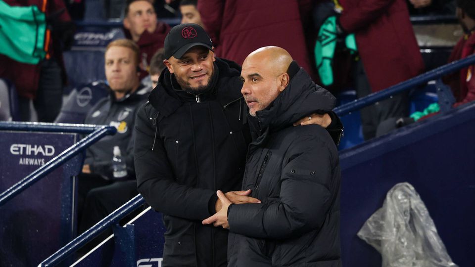 Guardiola 'aprova' Kompany no Bayern e aponta-o… ao Manchester City