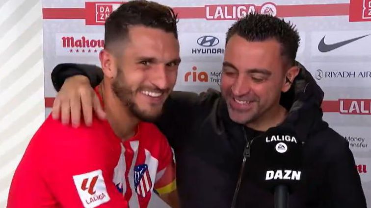 Xavi para Koke: «Não paras de correr, cab…»