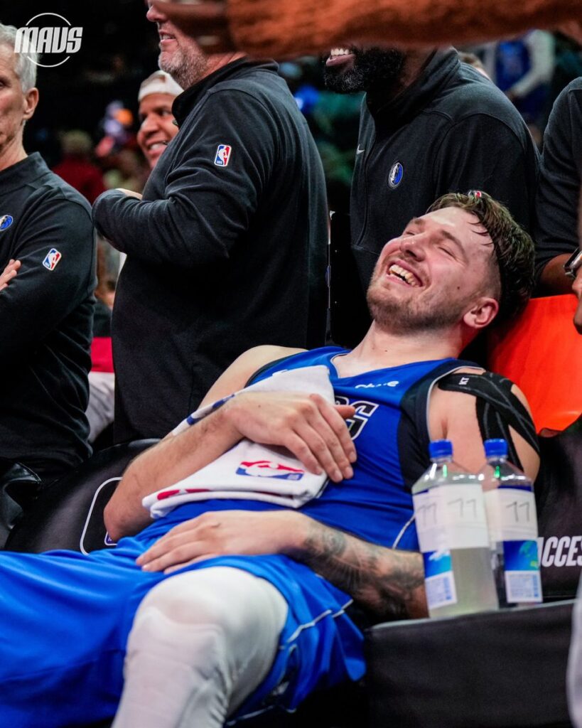 Vídeo: a curiosa reação de Doncic ao ser interrompido por gemidos