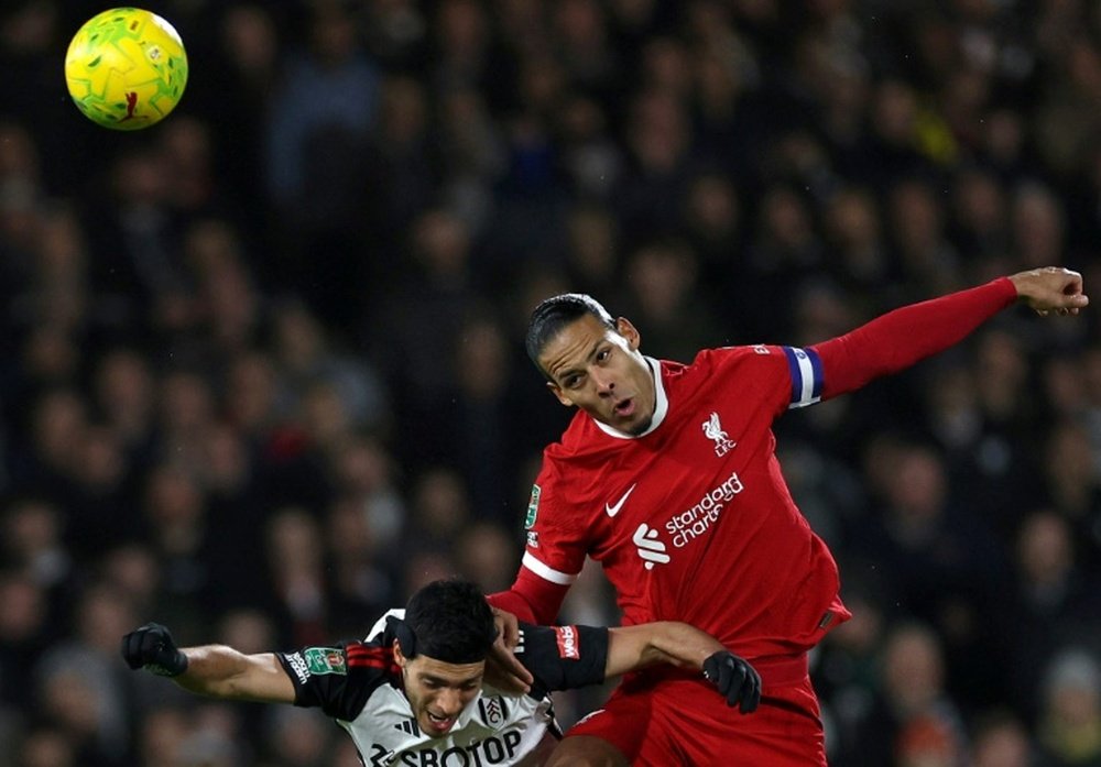 Van Dijk admite que o Liverpool teru00e1 um grande trabalho para substituir Klopp. AFP