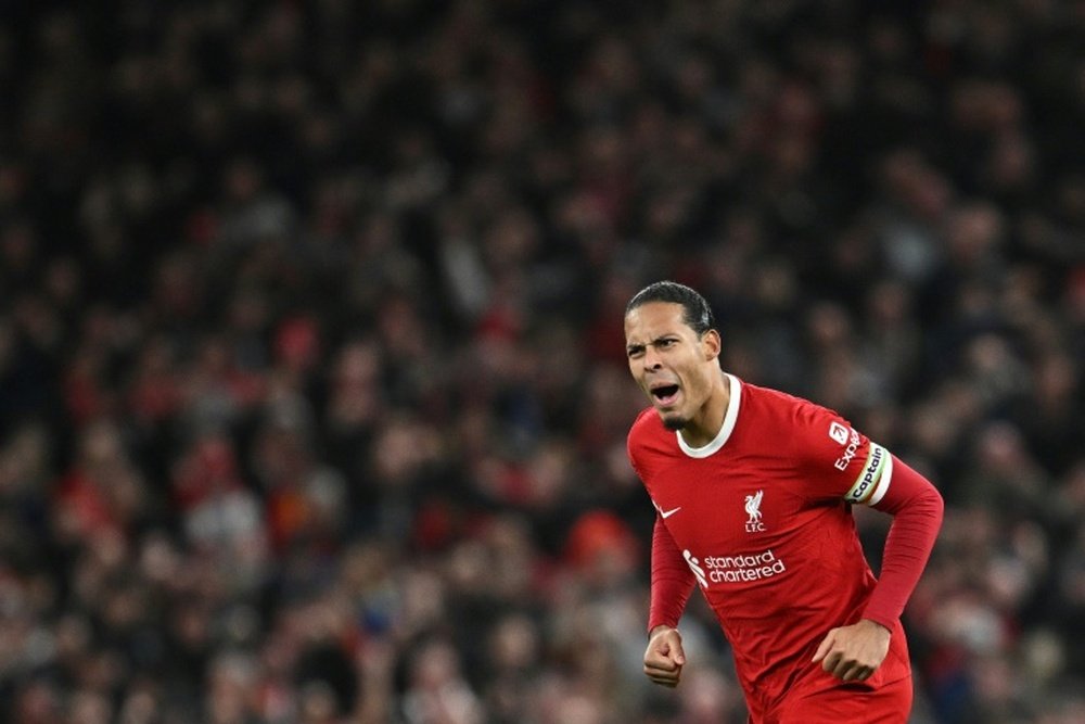 O Liverpool é campeão da EFL Cup 2023-24. AFP