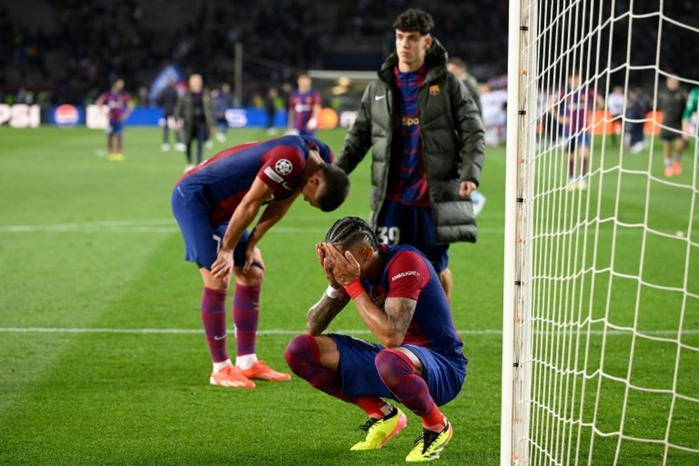 A UEFA sanciona o Barça com 5 partidas devido aos incidentes contra o PSG. AFP