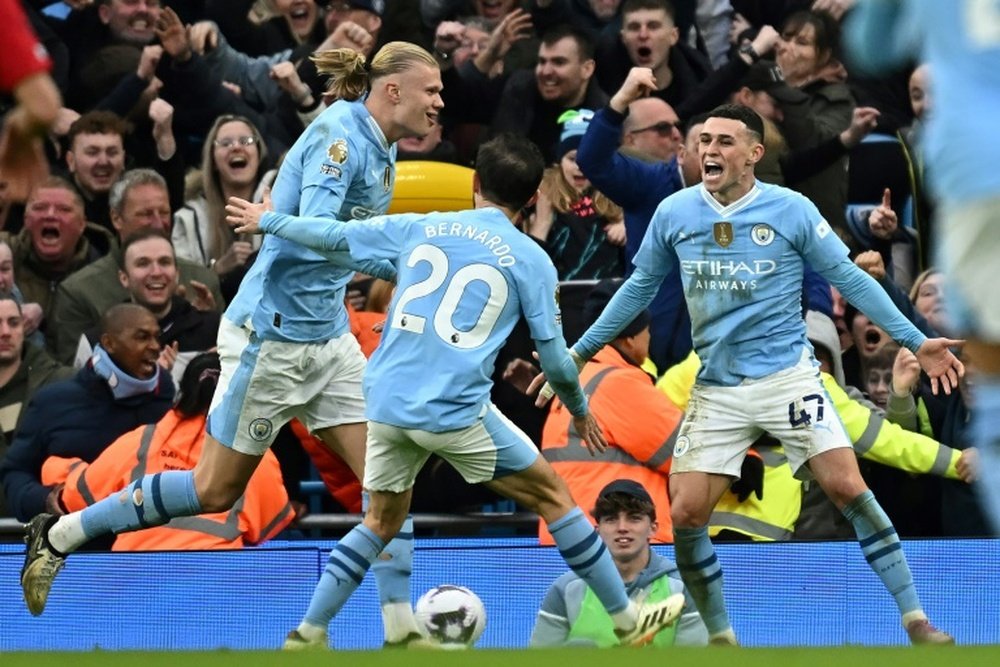 Manchester City se classificou sem dificuldades. AFP