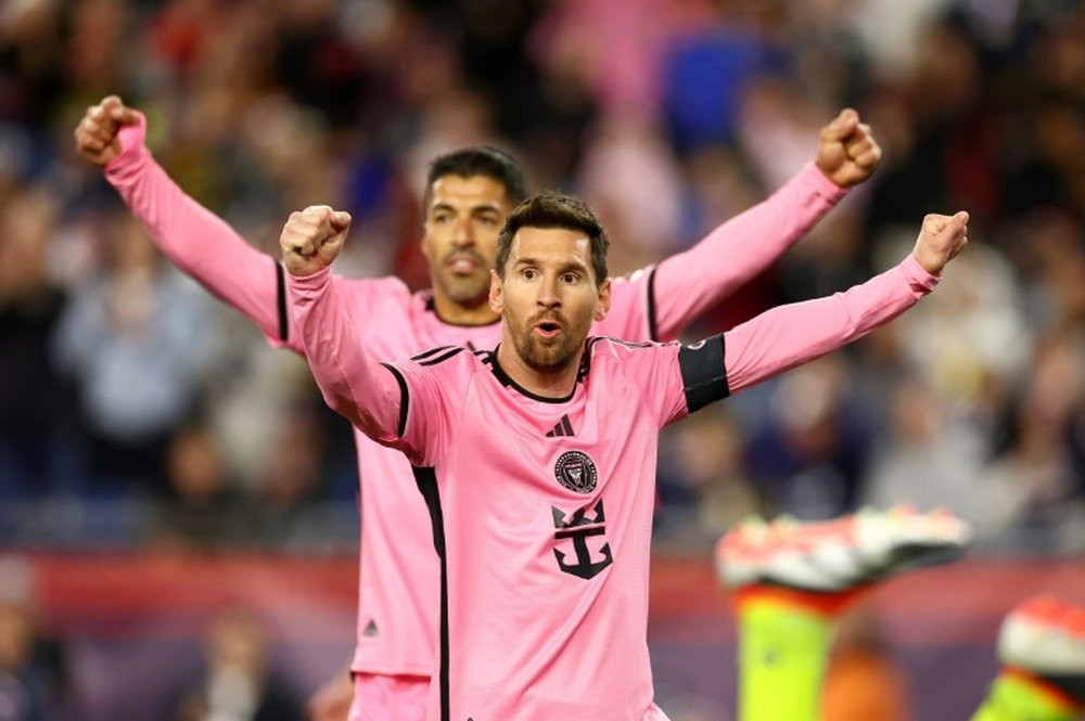 Outro recital de Messi na MLS. AFP