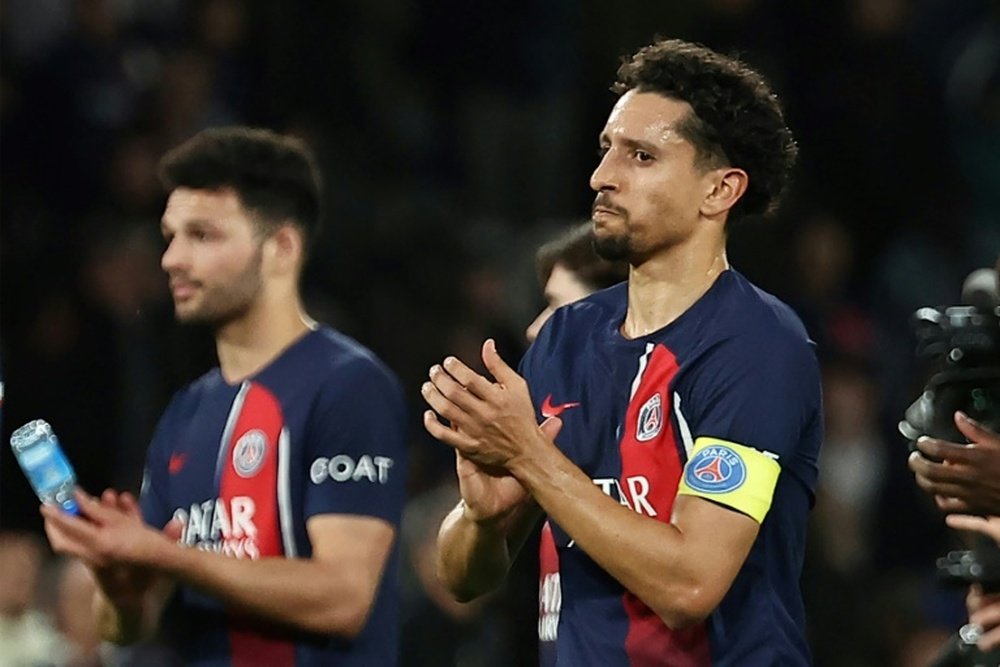 Marquinhos, imortal no PSG. AFP