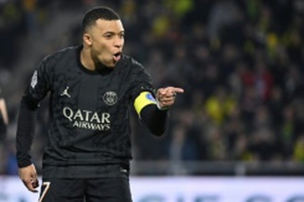 Kylian Mbappé pelo PSG da Liga 1 - 2023-24. EFE