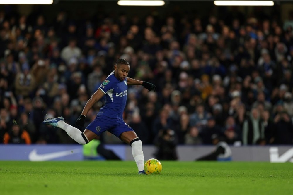 Enzo chega a Wembley e Nkunku já vê uma luz no fim do túnel. AFP