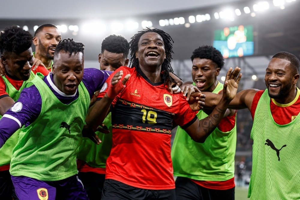 A Seleção de Angola, na CAN 2023. EFE