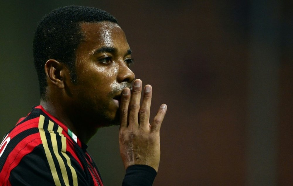 Robinho foi detido em sua casa em Santos. AFP