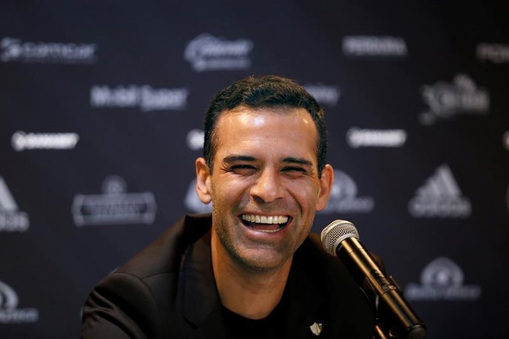 Rafael Márquez gerando irritação no Barça. EFE