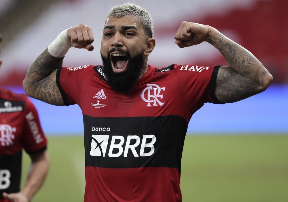 Gabigol em foto de arquivo. EFE/Antonio Lacerda