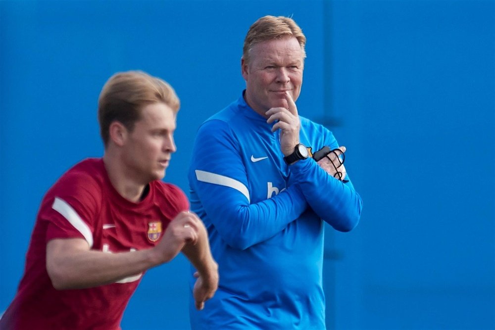 O ex-técnico do Barcelona, Ronald Koeman, em imagem de arquivo. EFE/Alejandro García