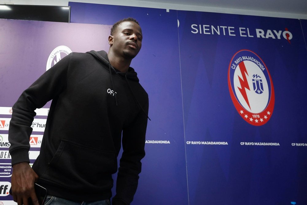 O goleiro do  Rayo Majadahonda, Cheikh Kane Sarr. EFE/ Javier Lizon