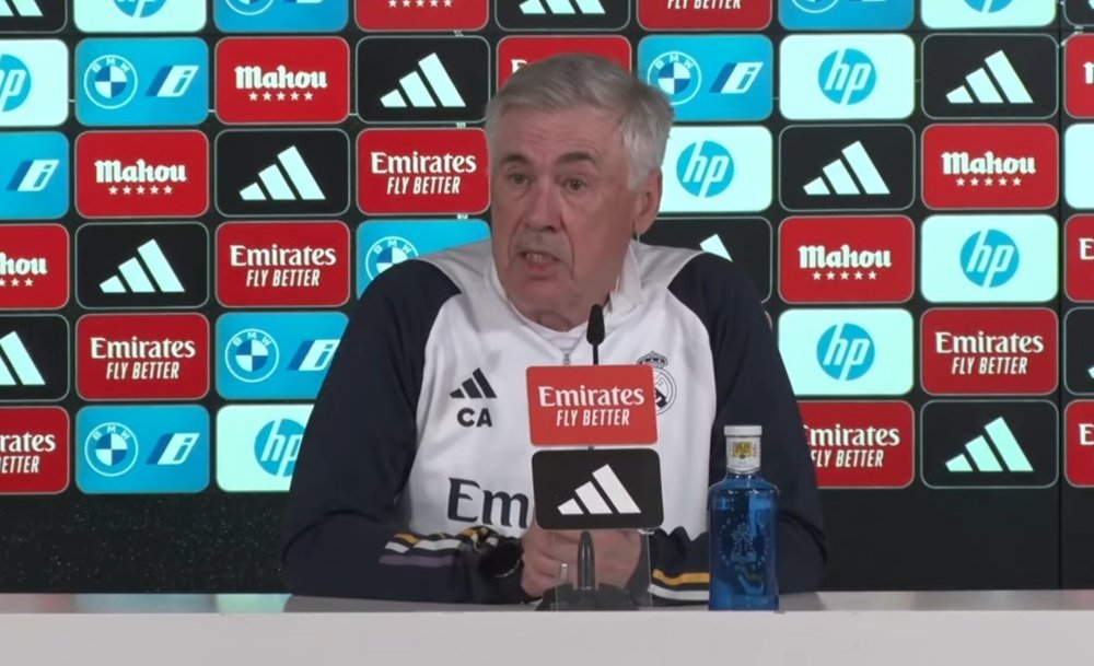 Ancelotti analisou o 'Clássico'. Captura/Marca