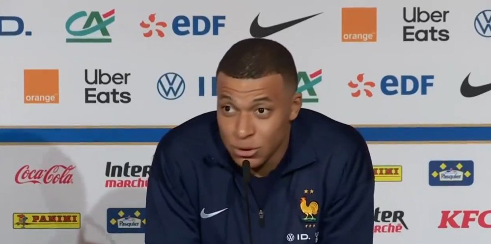 Mbappé não deu pistas sobre o seu futuro. Captura/LEquipe