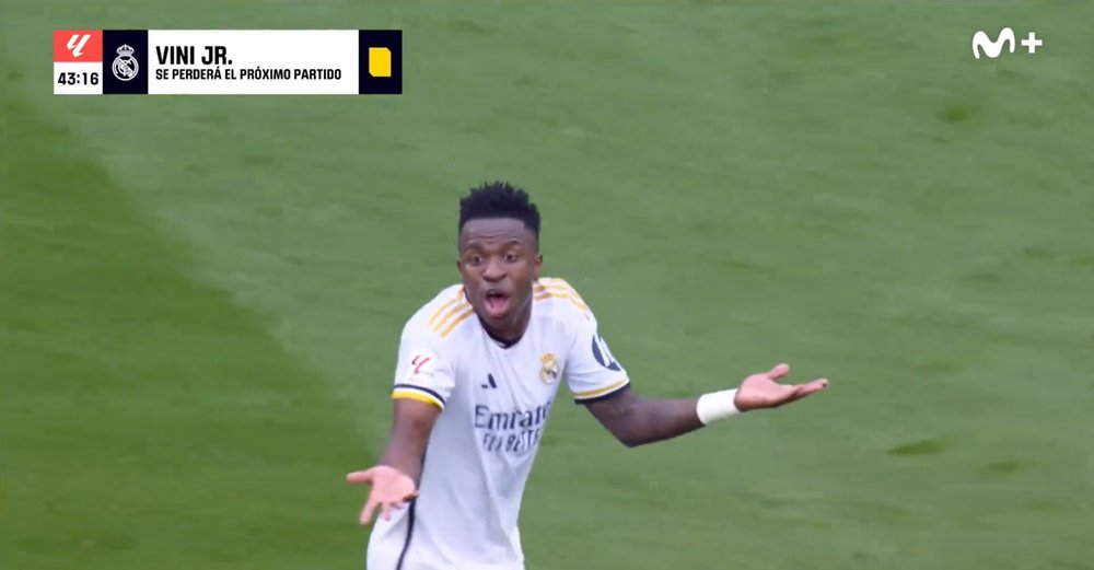 Vinícius desfalcará o Real Madrid contra o Athletic de Bilbao. MovistarLaLiga