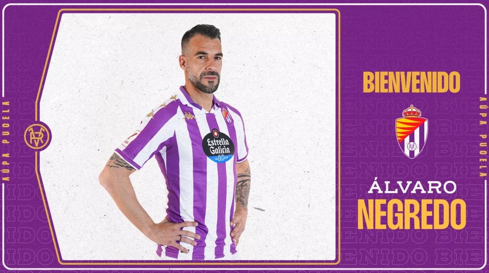 Negredo já é do Real Valladolid. Real Valladolid