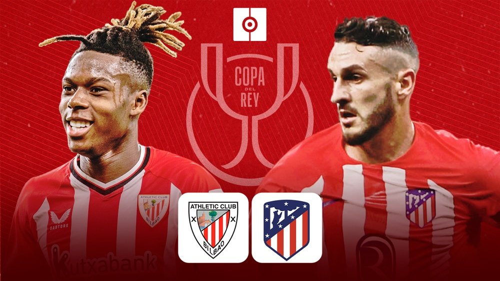 Escalações confirmadas de Athletic Bilbao e Atlético de Madrid. BeSoccer