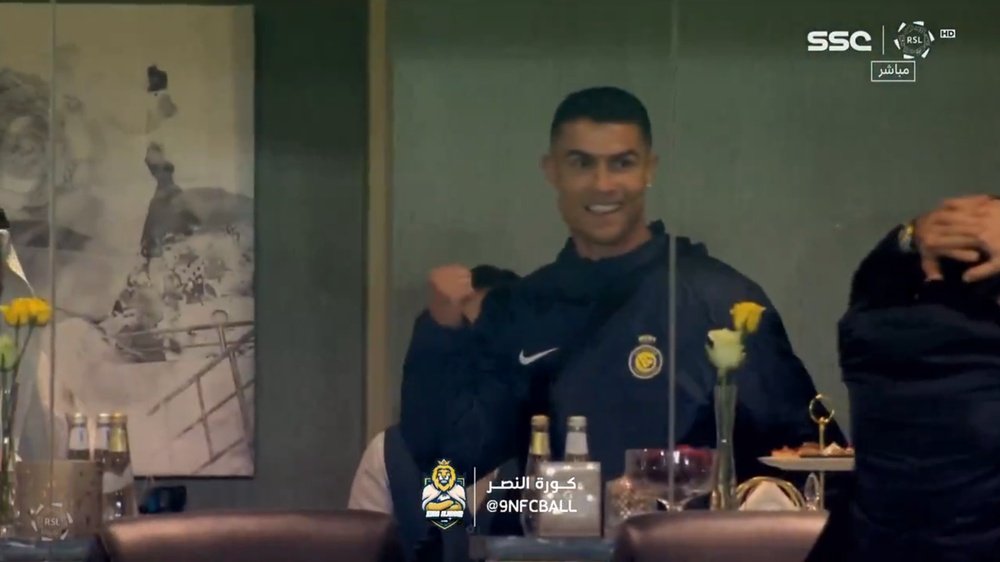 Continua a polêmica com Cristiano, na Arábia. Capture/@ BLLVID