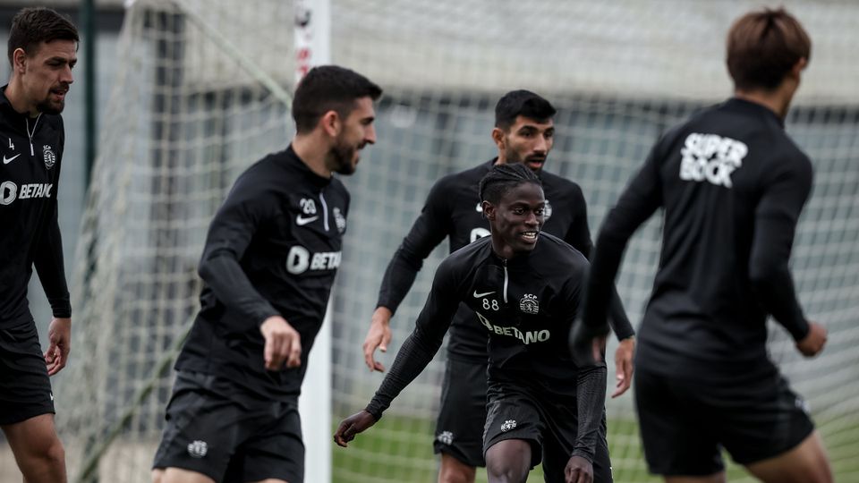 Dois jovens e uma novidade para o próximo treino do Sporting