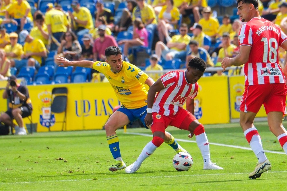 O Almería põe fim a uma sequência de 31 jogos sem vitória. EFE