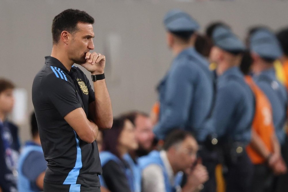 Lionel Scaloni, treinador da Argentina, em foto de arquivo. EFE