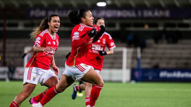 Vídeo: a festa das jogadoras do Benfica após a qualificação na Liga dos Campeões