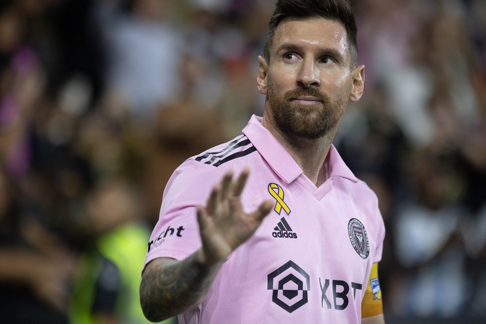 Messi, o melhor jogador de abril na MLS. EFE