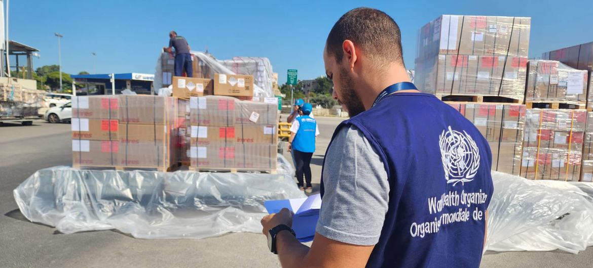 Suprimentos para trauma, saúde mental e cólera estão sendo entregues às pessoas afetadas pela escalada das hostilidades no Líbano