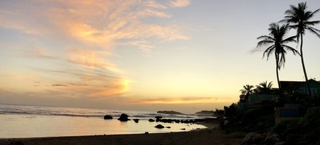 Praia em Porto Rico