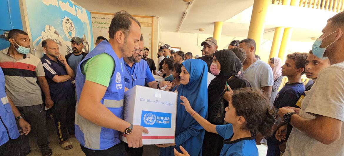 A Unrwa continua a oferecer apoio às pessoas em Gaza