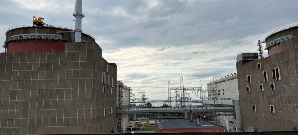 A usina nuclear de Zaporizhzhya, na Ucrânia