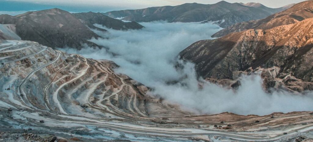 Mina de cobre em Tabriz, Irã.