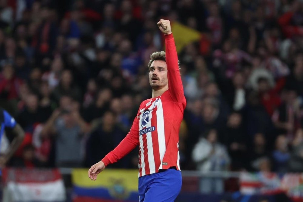 Griezmann conta com o apoio da torcida. EFE