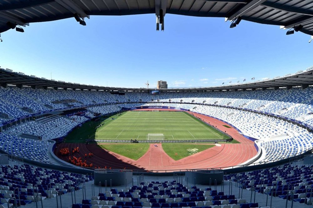 Geórgia se candidatará como sede da final da Liga dos Campeões de 2028. AFP