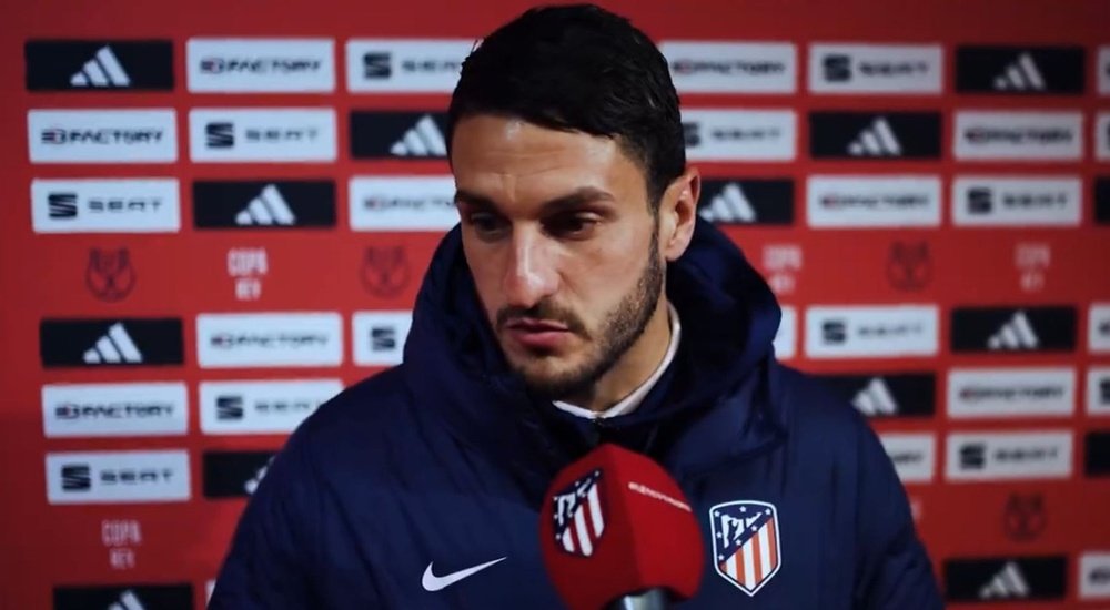 Koke reconheceu que foi uma derrota difícil. Captura/Atleti