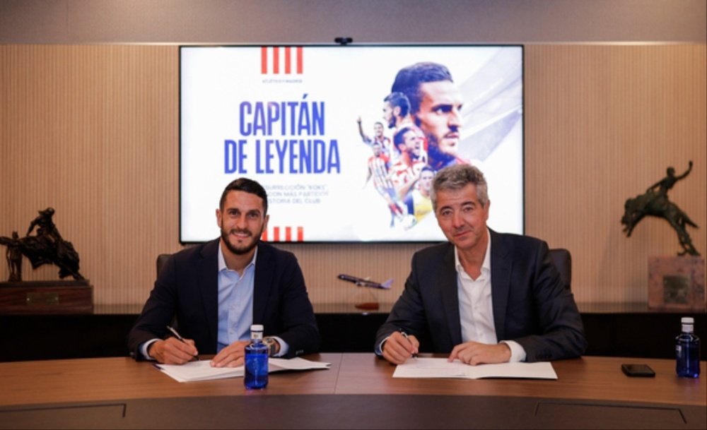 O Atlético de Madrid renovou indefinidamente com Koke. AtléticoDeMadrid