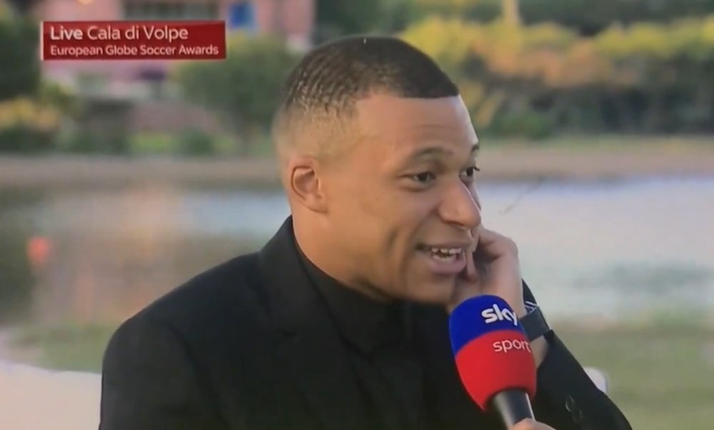 Mbappé insiste em seu amor pelo Milan. Captura/Sky