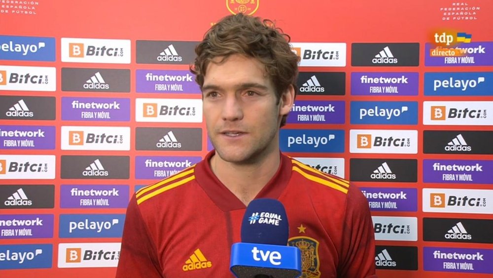 O Atlético insiste em Marcos Alonso. EFE