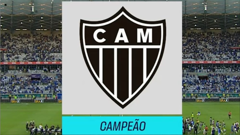 Atlético conquista o penta do Campeonato Mineiro. Captura Sportv