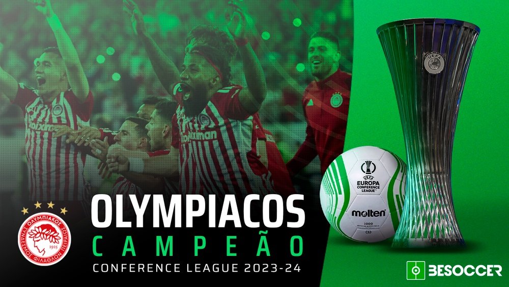 Olympiacos, campeão da Conference League. Besoccer