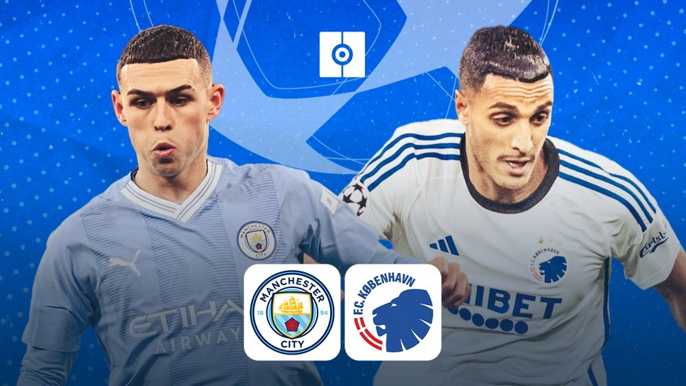 Prováveis escalações de Manchester City e Copenhagen. BeSoccer