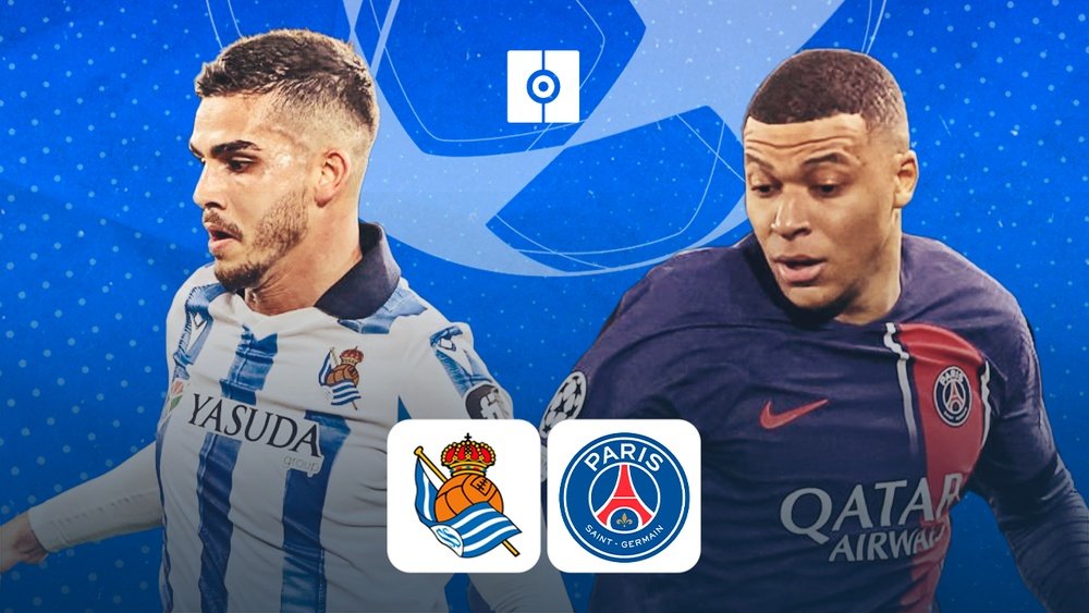 Prováveis escalações de Real Sociedad e PSG. BeSoccer